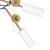 Not Yet Made - Made To Order Brass 3452-4 Stav Spot 2 Ceiling Lamp by Johan Carpner for Konsthantverk For Sale - Image 5 of 7