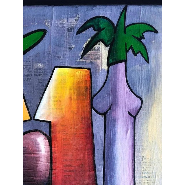 Early 21st Century Abstract Mixed Media Painting, Juan Navarette For Sale - Image 5 of 10