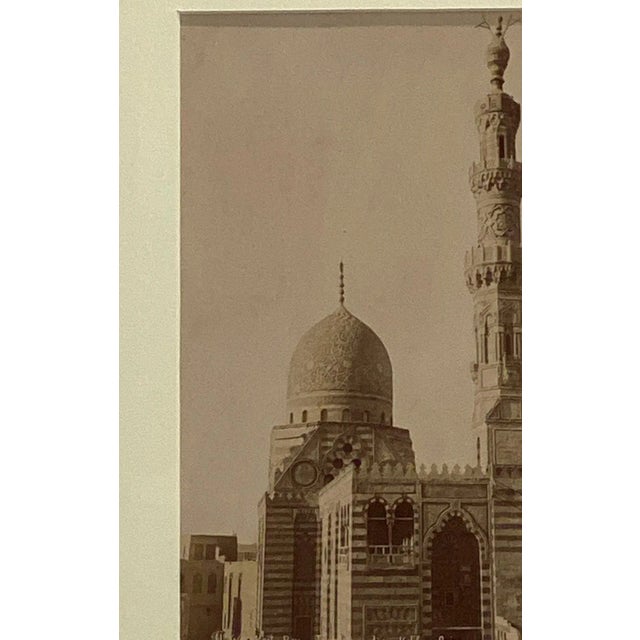 Islamic Antique Photograph of the Mosque Madrassa of Sultan Hasan For Sale - Image 3 of 5