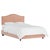 Textile Full Ashland Bed in Titan Pink Champagne For Sale - Image 7 of 7