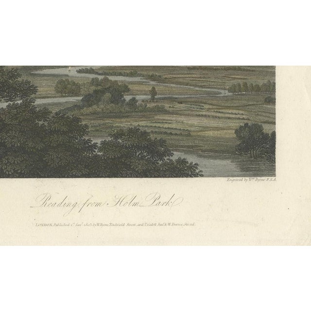 After Thomas Hearne, Reading from Holm Park Landscape, Engraving, 1803 For Sale - Image 9 of 10