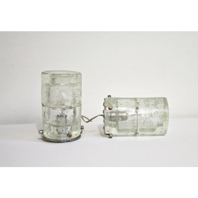 1960s Murano Glass Wall Lamps by Albano Poli for Poliarte, 1960, Set of 2 For Sale - Image 5 of 15