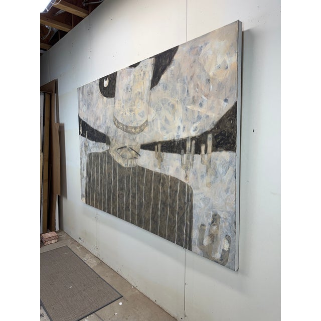 • Acrylic on Canvas. One of a Kind. • 72" x 48" x 1.5" • Signed on the front and dated on the back, 2026