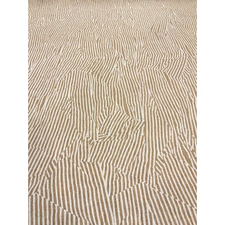 Kravet - Lee Jofa: Avant - Linen/Off-White Gwf-3531.116.0 Abstract Stripped Linen Designer Fabric - 9.5 Yards For Sale