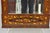 Antique Satinwood Dutch Marquetry Inlay Beveled Glass Console Pier Wall Mirror For Sale - Image 4 of 11