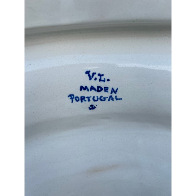 Baroque 19th Century Faience Vase by Viuva Lamego, Portugal - Set of 2 For Sale - Image 3 of 10