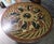 Large Round Wrought Iron Table with Scagliola-Style Painted Wooden Top, 1920s For Sale - Image 3 of 7