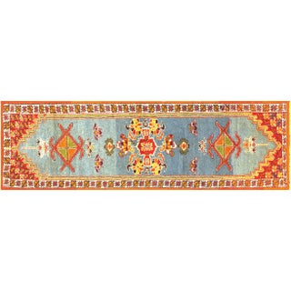 1960s Turkish Oushak Runner For Sale