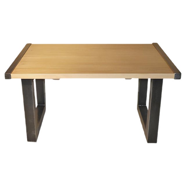 Italian Industrial Maple Dining Table from Officina di Ricerca, 1990s For Sale