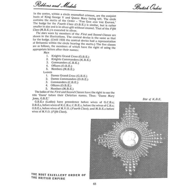 "Ribbons and Medals" 1974 Dorling, H. Taprell For Sale - Image 4 of 12