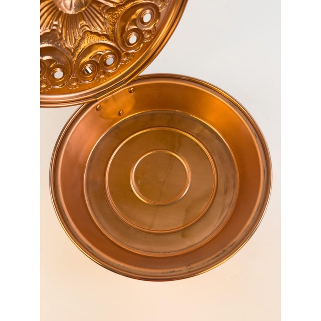 Vintage French L. Lecellier Villedieu Copper Bed Warmer / Decorative Wall Object, 1960s For Sale - Image 11 of 18