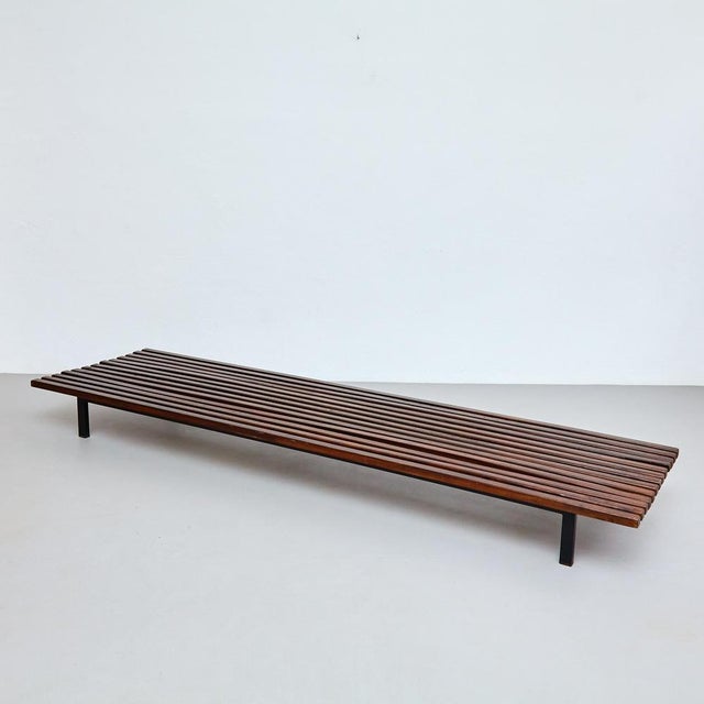 Charlotte Perriand Mid-Century Modern Cansado Bench by Charlotte Perriand, 1950 For Sale - Image 4 of 18