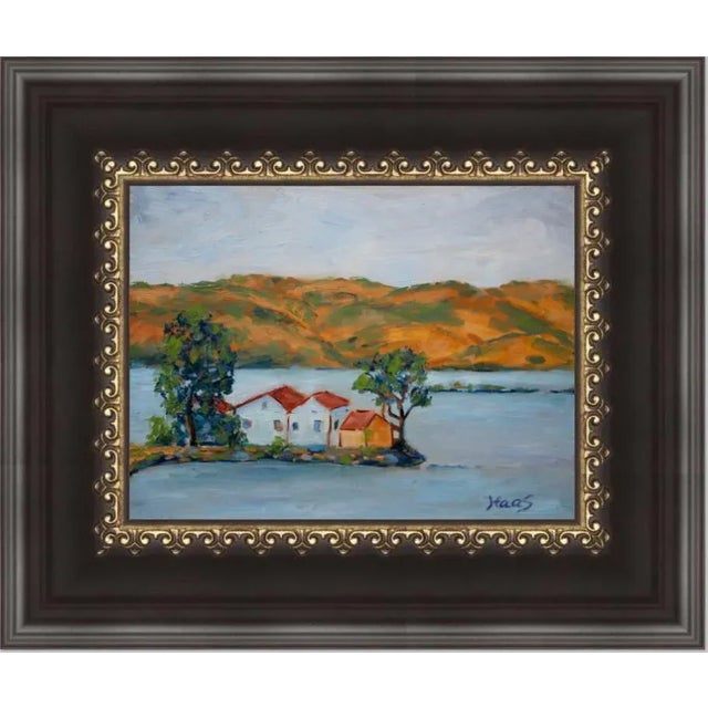 "Benicia Bay, Carquinez Straight" Contemporary Plein Air Landscape Oil Painting For Sale - Image 9 of 12