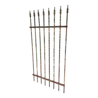 Vintage Wrought Iron Gate For Sale