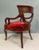 Metal Regency Armchairs in Carved Mahogany, 1930s For Sale - Image 7 of 13