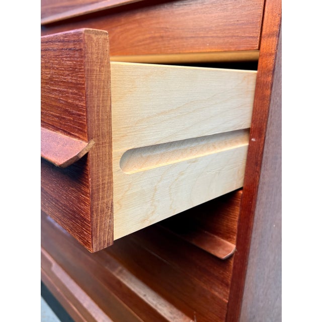Brown Mid 20th Century Modern Danish Dresser For Sale - Image 8 of 12