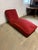 Textile Mitchell Gold Furniture Contemporary Red Upholstered Chaise Lounge For Sale - Image 7 of 17
