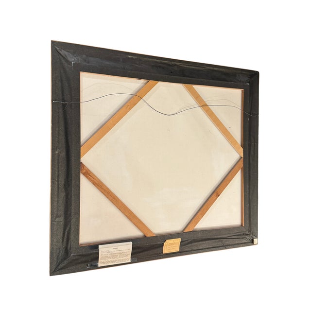 Vintage John Bordin “Woodland Patch” Framed Artwork For Sale - Image 11 of 17