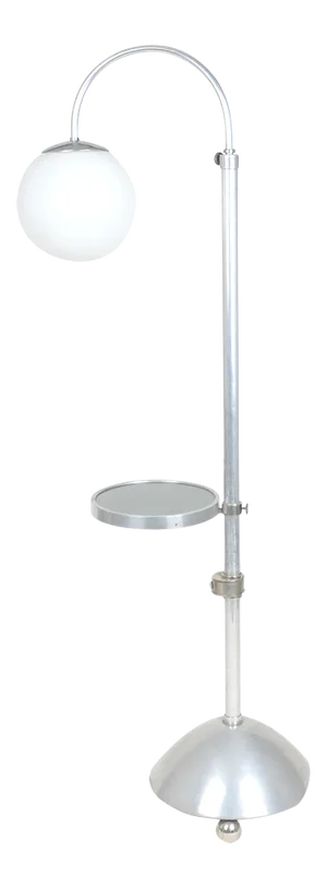 Art Deco Lamp with Integrated Table from Stiltron, 1930s
