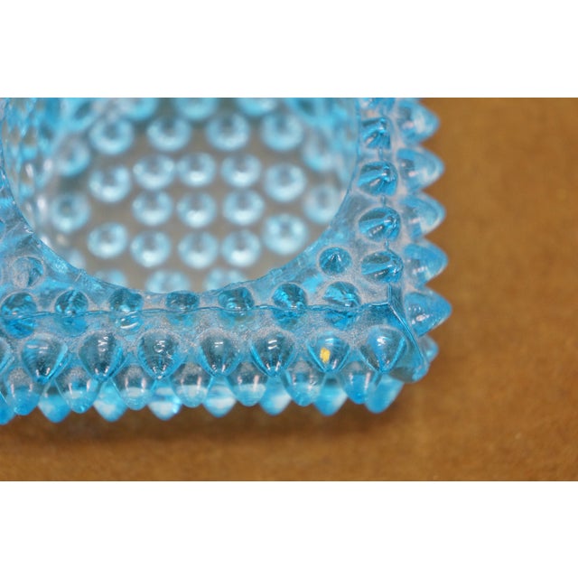 Vintage 4pc Blue Art Glass Decanter Pitcher Vase Votive Holder Mary Gregory For Sale - Image 18 of 18