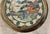 Wood Vintage Elsa Williams "Chinese Plate" Chinoiserie Crewel Embroidery in Giltwood Frame For Sale - Image 7 of 16