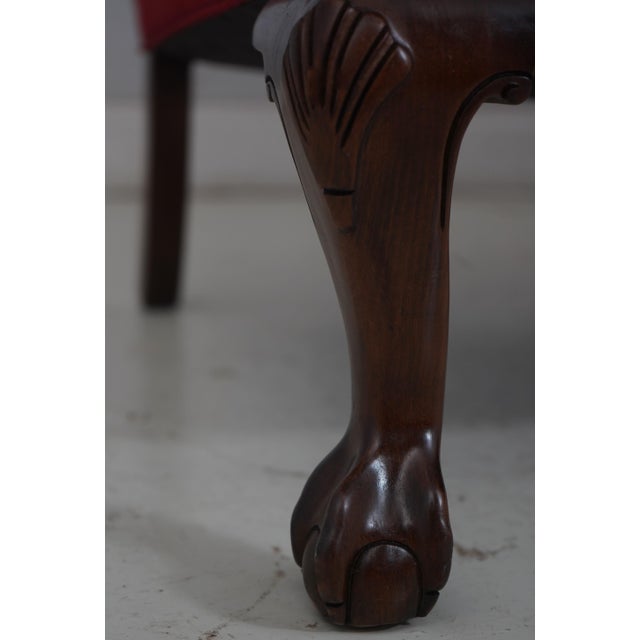 1990s Ethan Allen French Country Camelback Sofa For Sale - Image 5 of 12