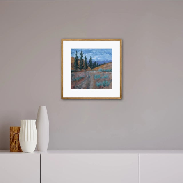 Contemporary Modern Desertscapes Nevada Desert Landscape Oil Painting For Sale - Image 3 of 9