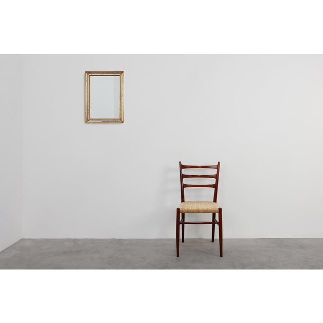 A refined example of Belgian mid‑century craftsmanship, this gilt mirror by Deknudt embodies the quiet sophistication for...