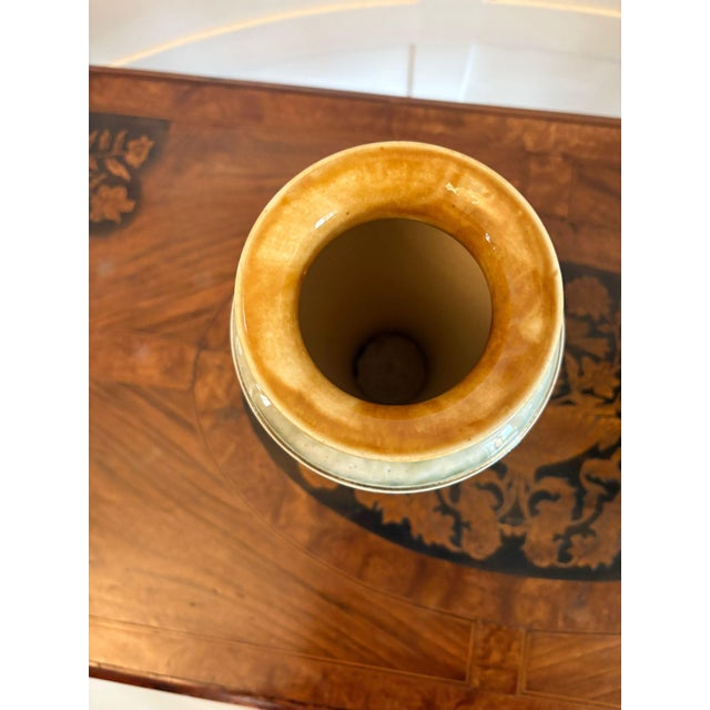 Antique Victorian Vases from Royal Doulton, 1880s, Set of 2 For Sale - Image 14 of 15