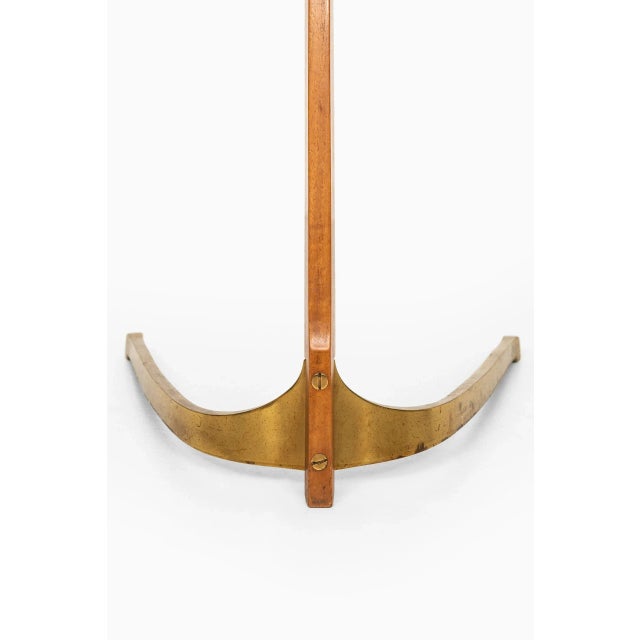 Wood Model 2076 Dornstab Floor Lamp by J.T. Kalmar & A. Pöll, Vienna, 1947 For Sale - Image 7 of 17