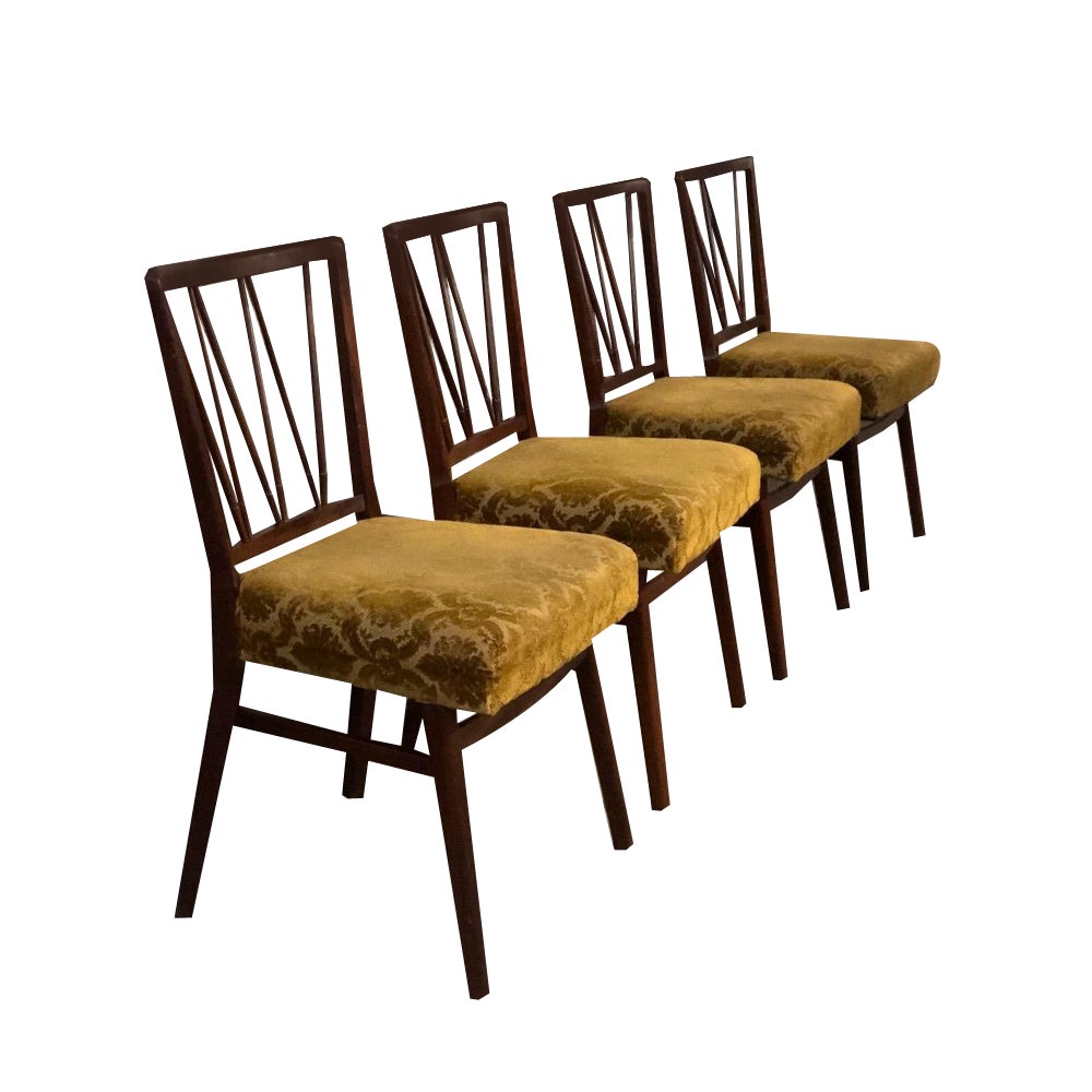 Antique Yellow Wood Chairs Chairish