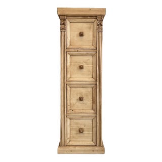 Rustic Chest of Drawers in Spruce Wood For Sale