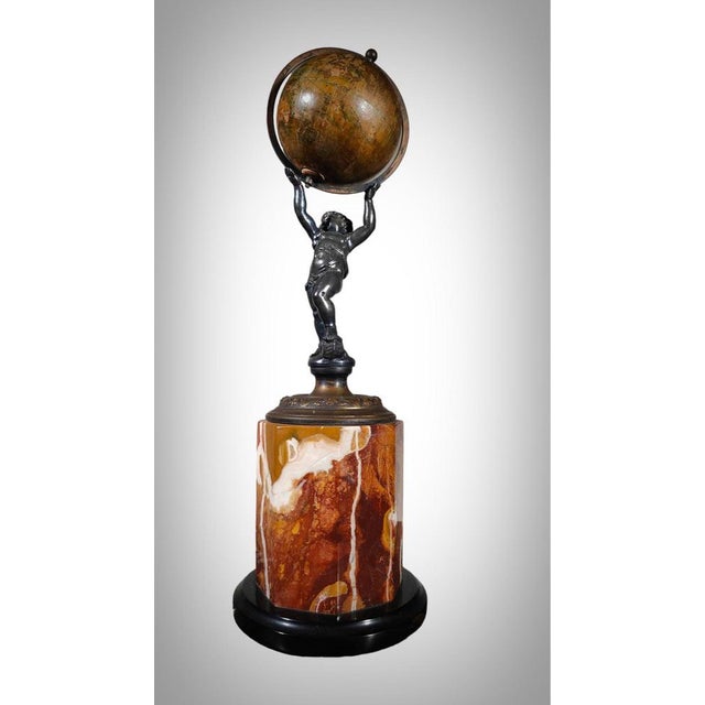 Terrestrial Globe by Ludwig Julius Heymann, 1880s For Sale - Image 16 of 18