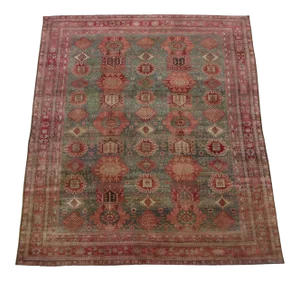 Antique Indian Agra Rug - 11'4'' X 9'0''