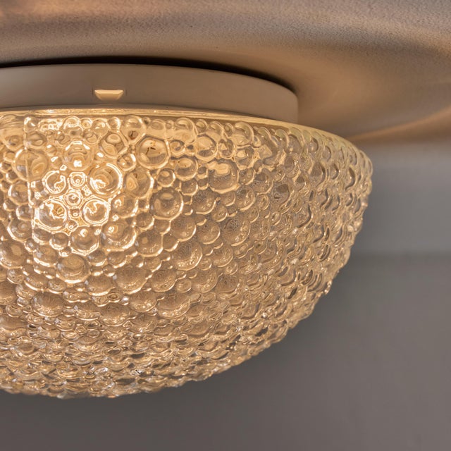 1960s Helena Tynell Bubble Glass Flush Mount for Limburg For Sale - Image 14 of 17