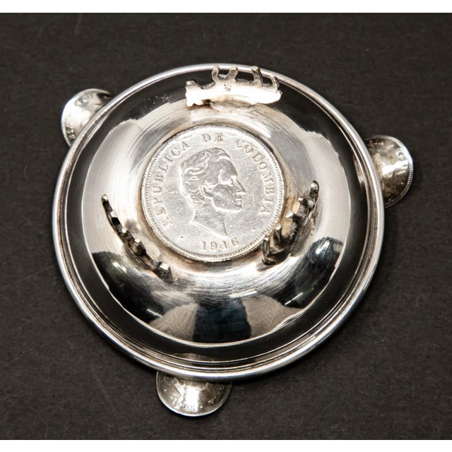 Metal Mid 20th Century Sterling Silver Ash Receiver For Sale - Image 7 of 10