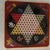 Fun vintage mid-century Chinese Checkers game, Made by Ranger of New York. Metal gameboard with colored marbles. Has neat...