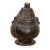 Antique Southeast Asia Carved Wood Vessel For Sale