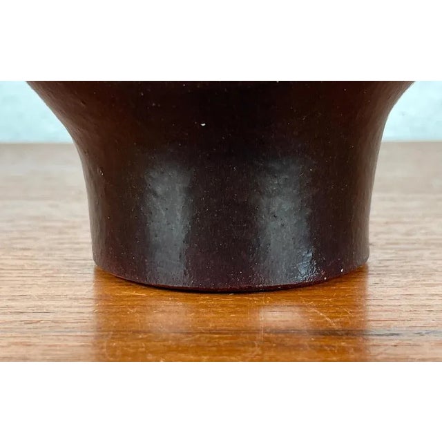 Ceramic Mid-Century German Studio Pottery Vase by Elke & Elmar Kubicek, 1960s For Sale - Image 7 of 10