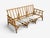 Ficks Reed, Three Seater Sofa, Bamboo, Cane, Beige Tweed, Usa, 1950s For Sale - Image 11 of 15