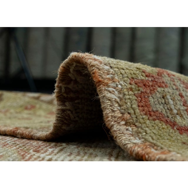 Brown Turkish Vintage Rug 3'6" x 5' #16073 For Sale - Image 8 of 8