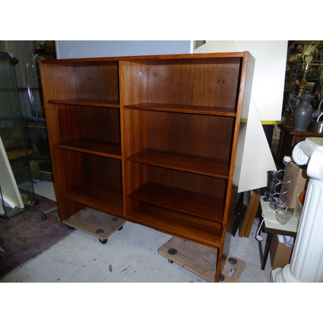 Danish Palissander Wood Bookcase Shelving Cabinet For Sale - Image 13 of 13