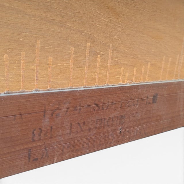 Vintage l.a. Period Furniture Headboard With Integrated Nightstands For Sale - Image 18 of 18