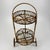 Mid-Century Modern Vintage Bamboo Rattan Serving Bar Cart, Italy, 1950s For Sale - Image 3 of 9