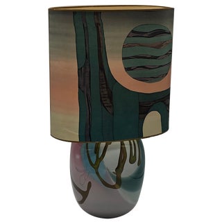 Vintage Table Lamp by Claude Morin, 1980 For Sale