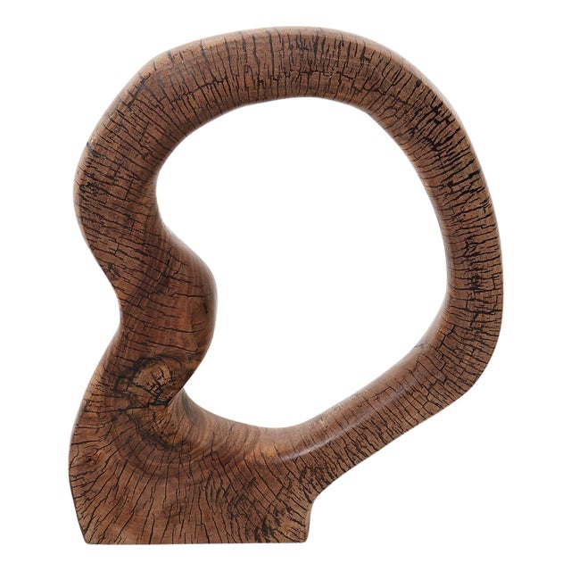 Abstract Wood Sculpture by Logniture For Sale