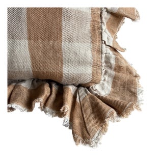 French Linen Boudior Case – Boho Terracotta For Sale