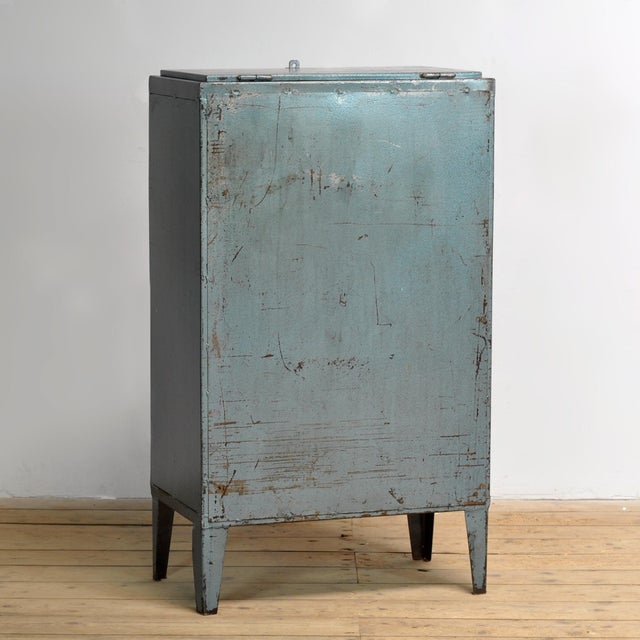 Vintage Industrial Cabinet in Iron, 1970s For Sale - Image 15 of 16