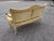 1990s Carved Louis XVI Style Diminutive Settee For Sale In West Palm - Image 6 of 18