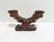 Brutalist Vintage German Brutalist Hand Carved Wooden Candle Holder - Set of 3 For Sale - Image 3 of 12